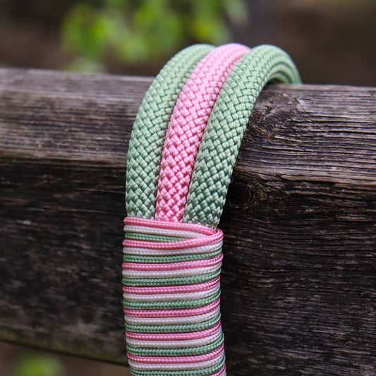 Raspberry Matcha Triple Layer Rope Collar