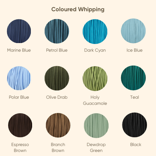 Paracord 6mm Gun Dog Slip Lead - Design Your Own