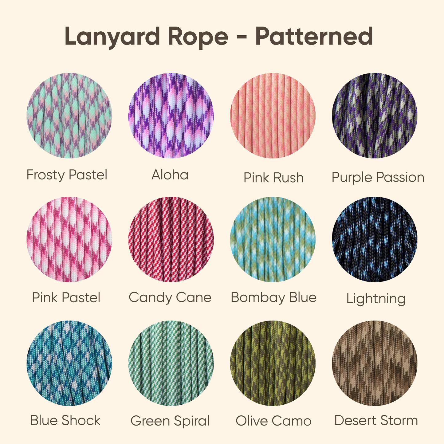 Paracord Whistle Lanyard