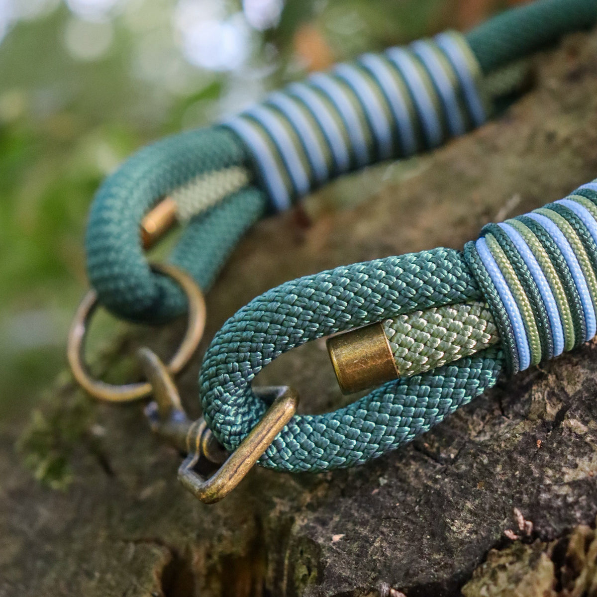 Evergreen Forest Triple Layer Rope Collar
