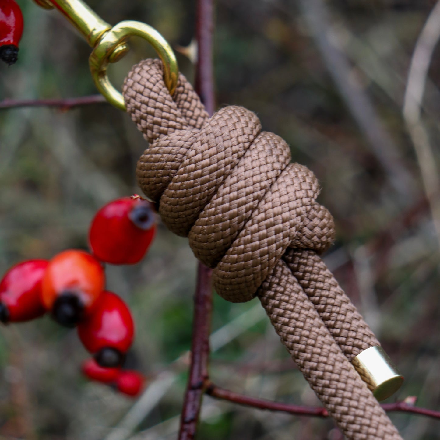 Paracord Knotted Dog Clip Lead - Design Your Own