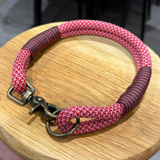 Ready to ship - Poppy Flower Double Collar