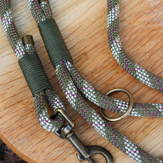 Scottish Tweed rope with Olive Drab whipping