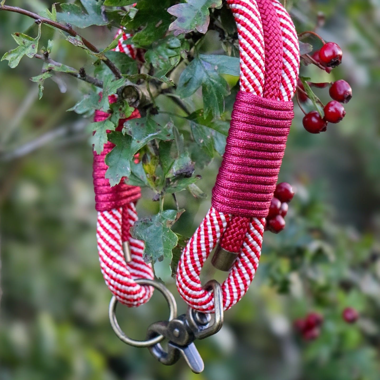 PRE ORDER - Candy Cane Triple Layer Rope Collar